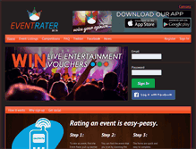 Tablet Screenshot of event-rater.com